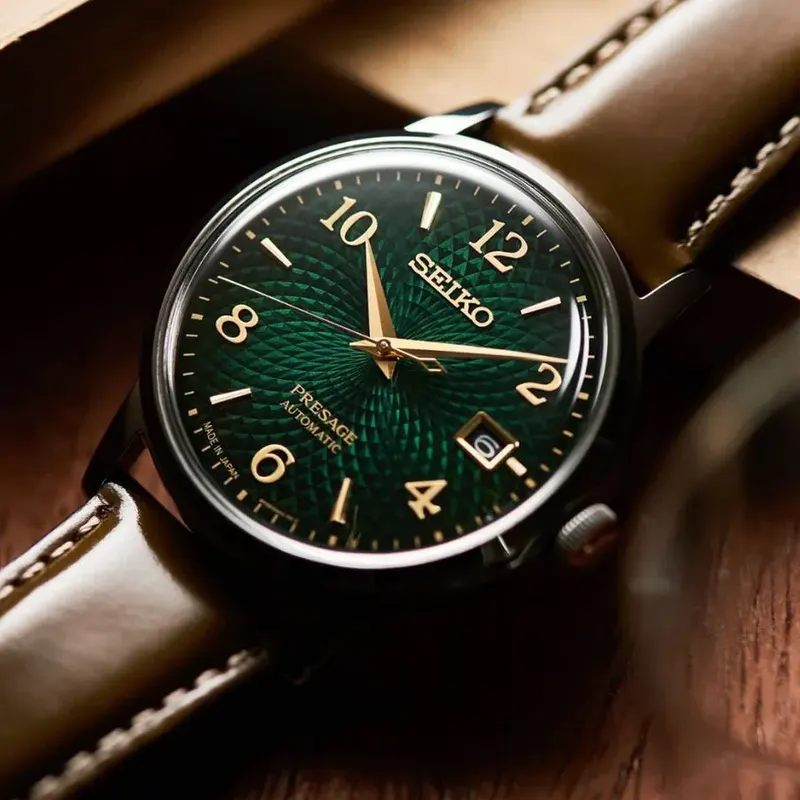 Seiko Presage Cocktail Time Mojito Automatic Men's Watch- SRPE45J1